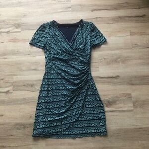 Green Patterned Jones & Co Dress